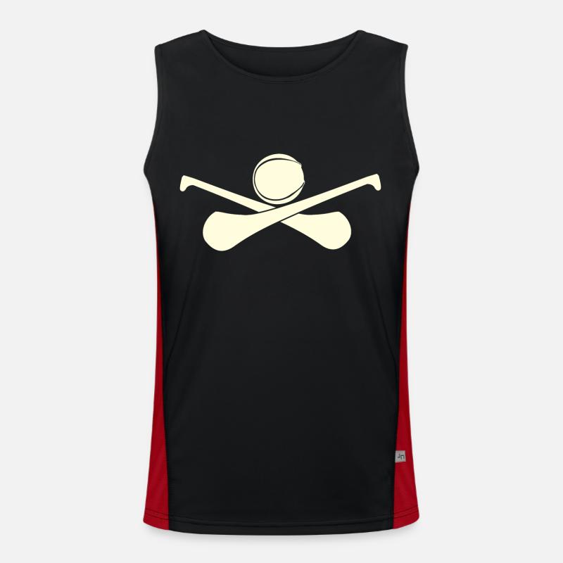 Camogie Sport Funktionelles Kontrast-Tank Top für Männer 