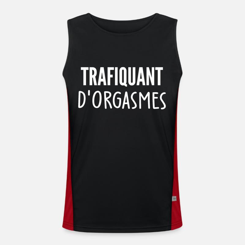 Trafiquant d orgasmes Débardeur respirant contrasté Homme 