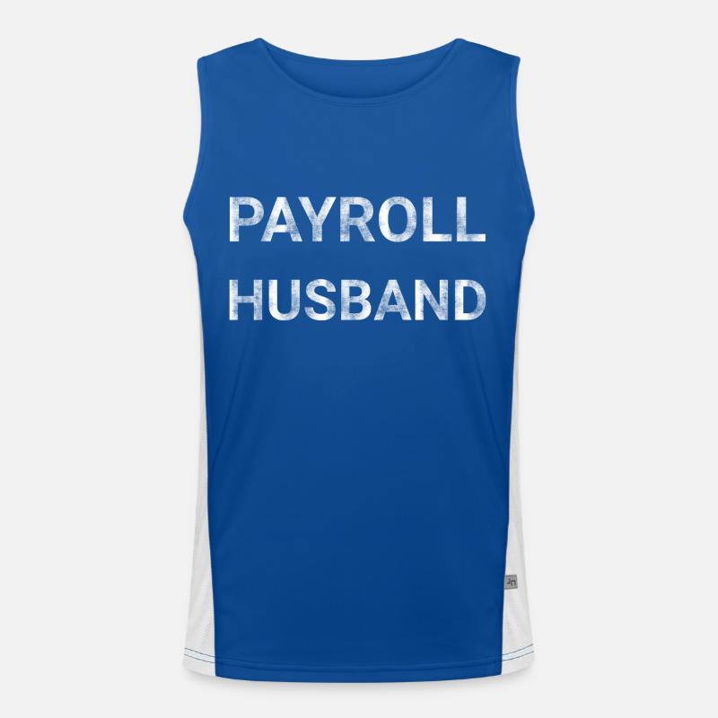 Payroll Husband Men's Functional Contrast Tank Top 