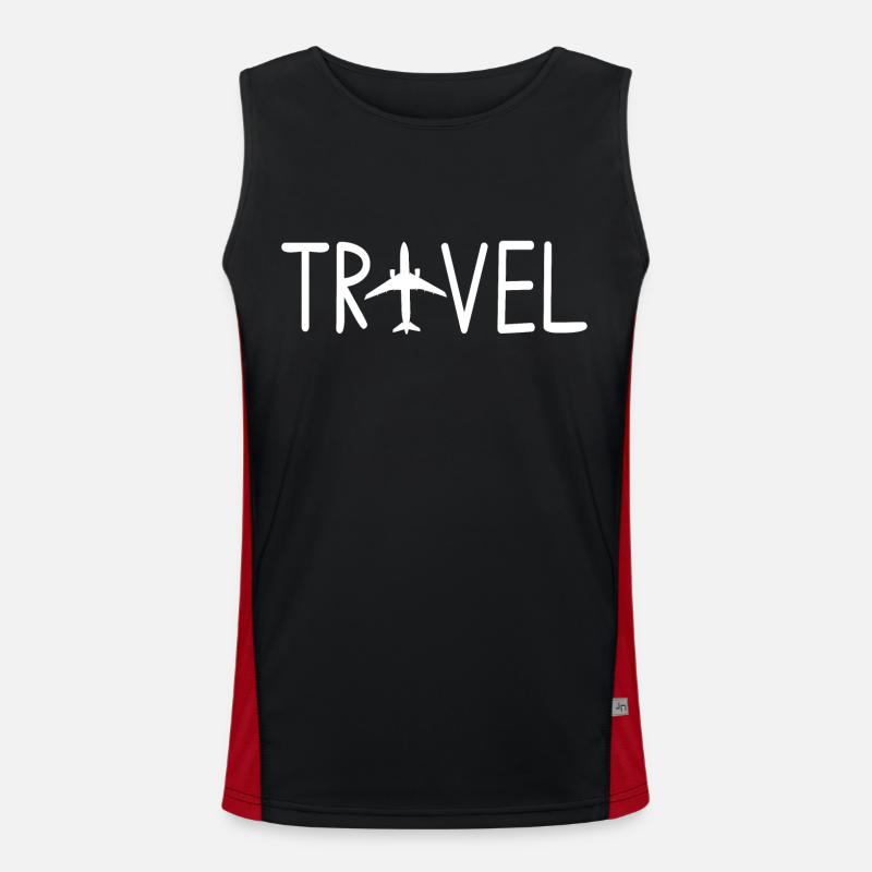 Reise Funktionelles Kontrast-Tank Top für Männer 