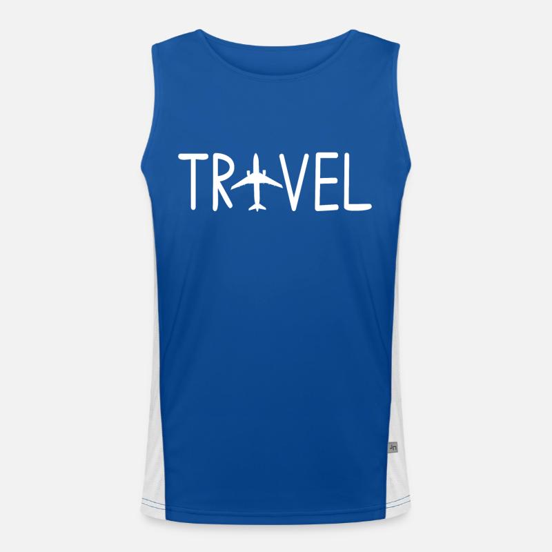 Travel Men's Functional Contrast Tank Top 