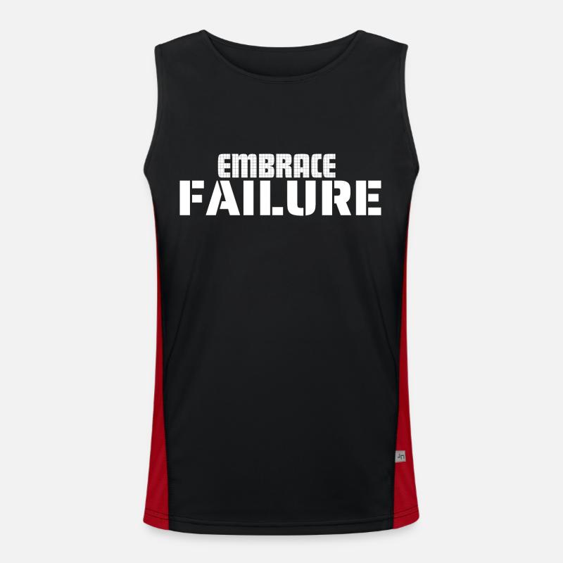 EMBRACE FAILURE Men's Functional Contrast Tank Top 