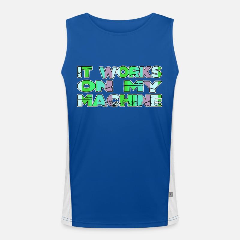 Health Informatics Specialist Shirts Gift Idea Men's Functional Contrast Tank Top 
