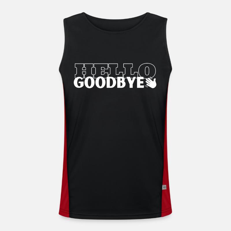 Hello Goodbye Men's Functional Contrast Tank Top 