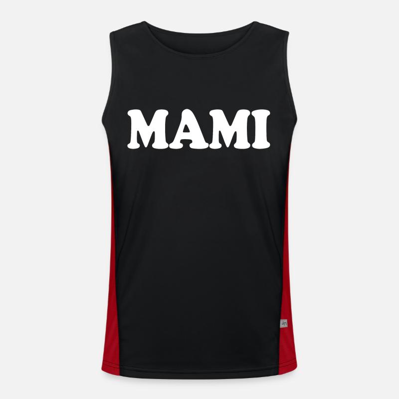 Mami Funktionelles Kontrast-Tank Top für Männer 