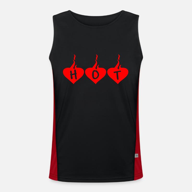 Hot Men's Functional Contrast Tank Top 
