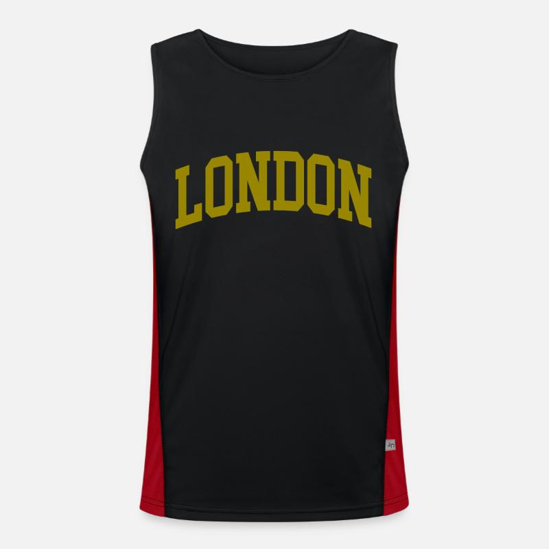 londres doré Débardeur respirant contrasté Homme 