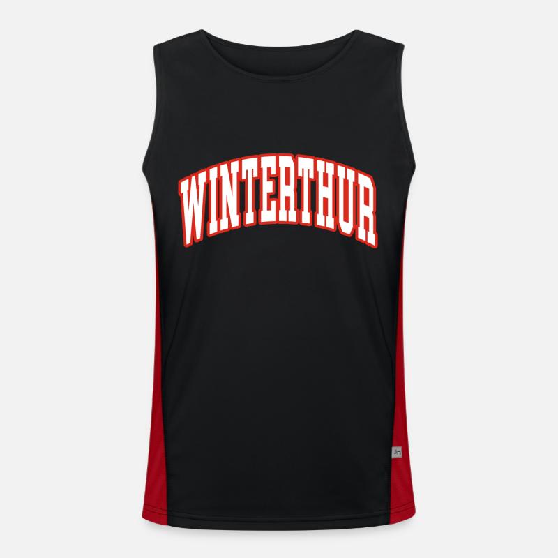 Winterthur Men's Functional Contrast Tank Top 