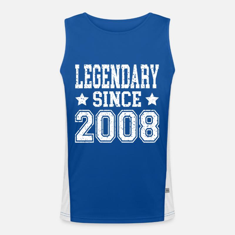 Legendary since 2008 Funktionelles Kontrast-Tank Top für Männer 