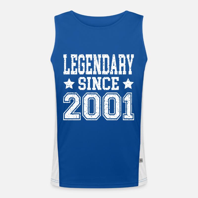 Legendary since 2001 Funktionelles Kontrast-Tank Top für Männer 