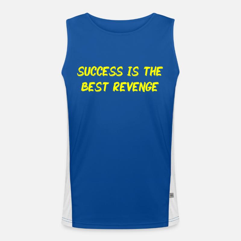 Success is the best revenge - GLD Men's Functional Contrast Tank Top 