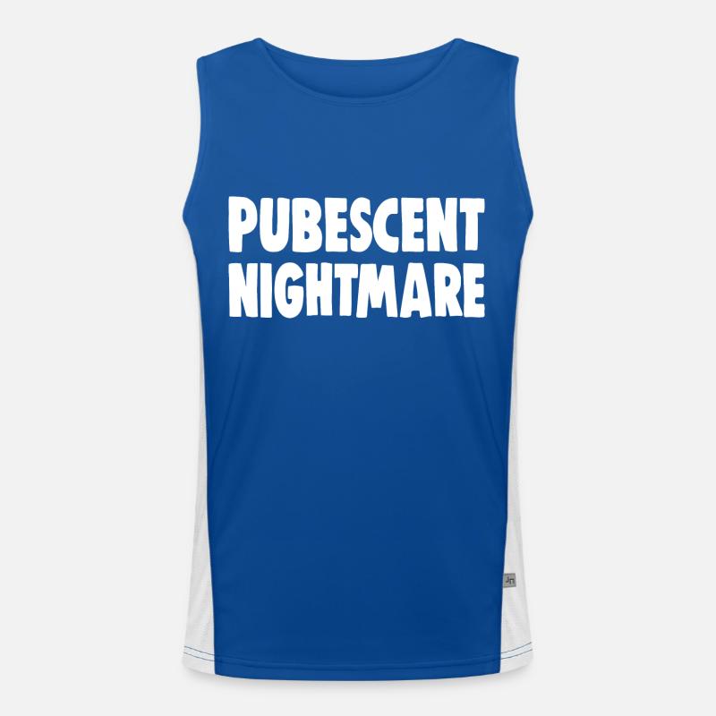PUBESCENT NIGHTMARE Men's Functional Contrast Tank Top 