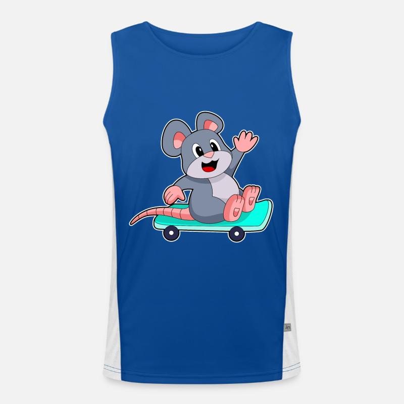 Mouse Skater Skateboard Débardeur respirant contrasté Homme 