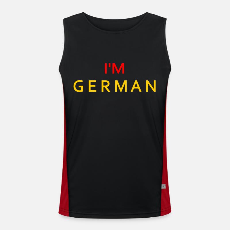 Im german Funktionelles Kontrast-Tank Top für Männer 