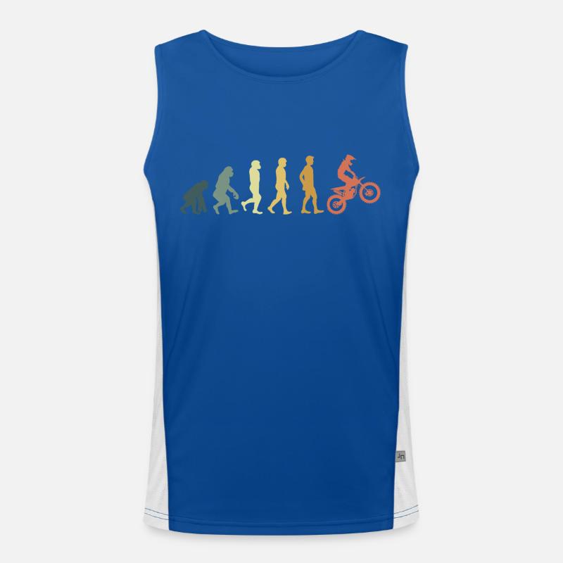 Evolution motocross Débardeur respirant contrasté Homme 