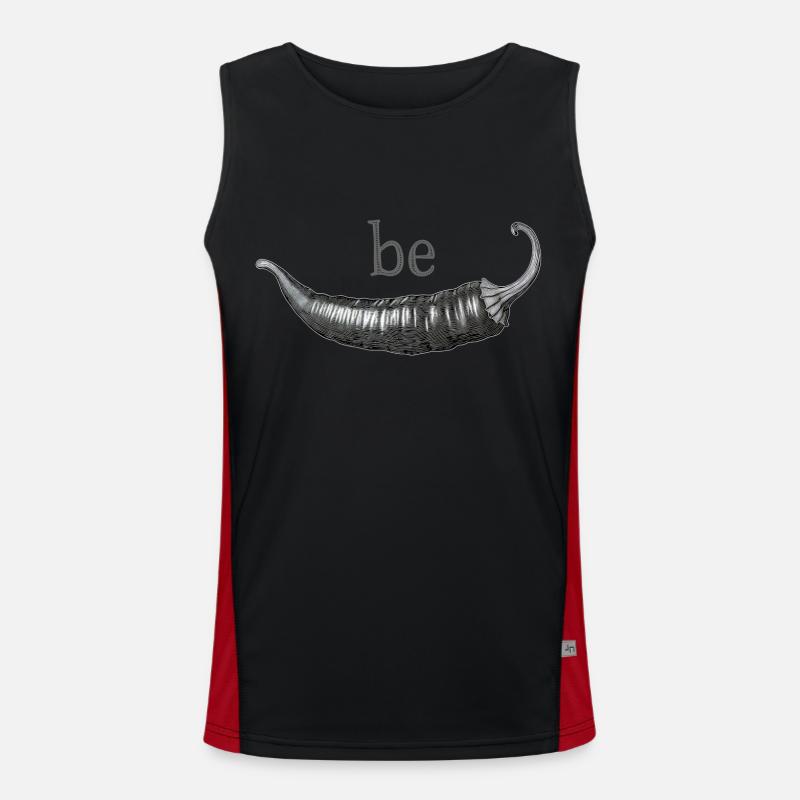 be Chilli Men's Functional Contrast Tank Top 