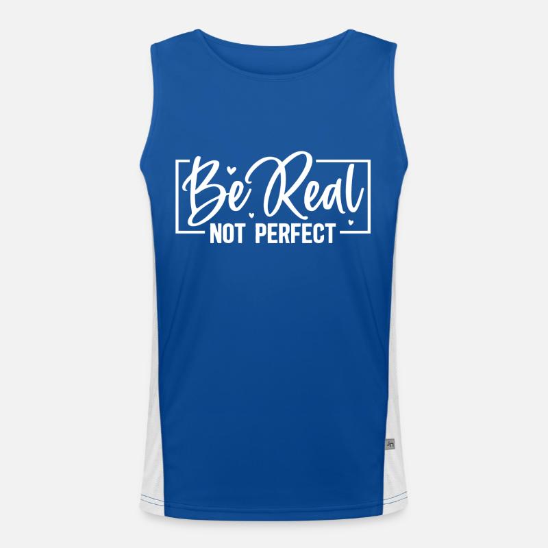 Be original vector design symbol retro quote label Men's Functional Contrast Tank Top 