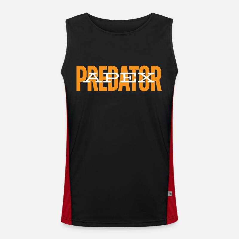 Apex Predator - Graphics Tee - Men's Functional Contrast Tank Top  - black/red