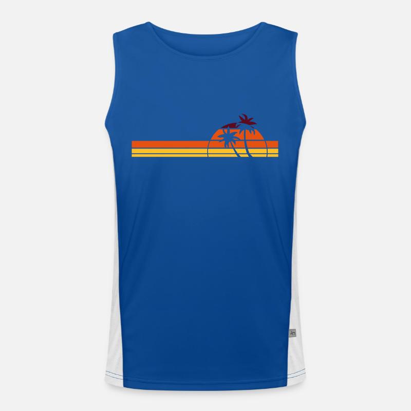 sunset Men's Functional Contrast Tank Top 