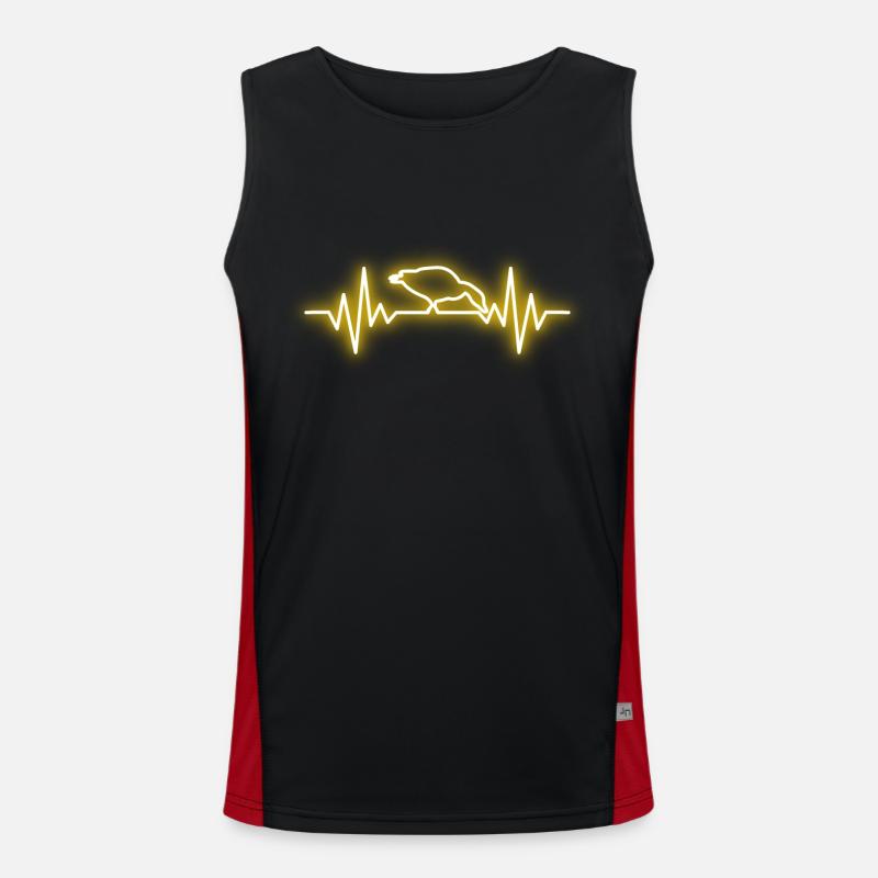 Ente Funktionelles Kontrast-Tank Top für Männer 