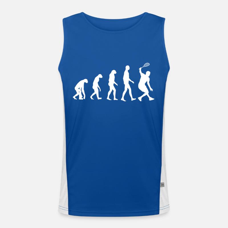 Evolution: Squash Funktionelles Kontrast-Tank Top für Männer 