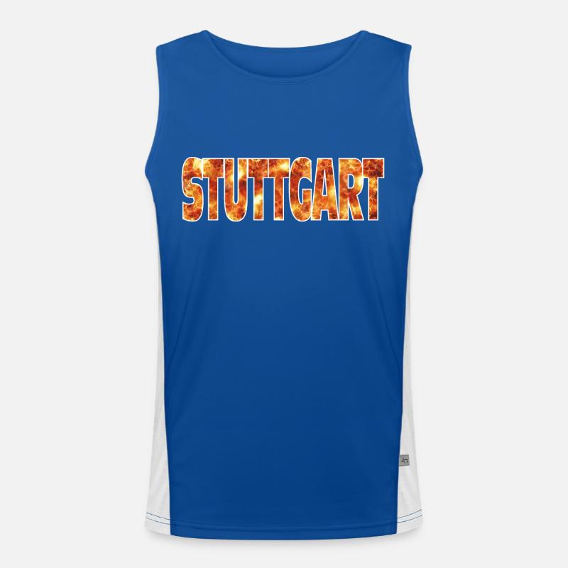 Stuttgart Funktionelles Kontrast-Tank Top für Männer 