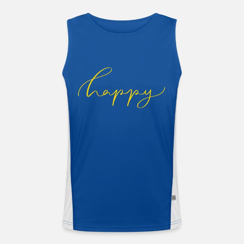 Happy Funktionelles Kontrast-Tank Top für Männer 
