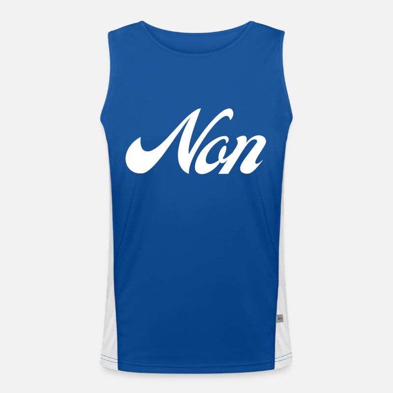Non idée cadeau Débardeur respirant contrasté Homme 