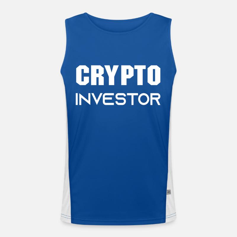 Bitcoin Trading Crypto Stocks Men's Functional Contrast Tank Top 