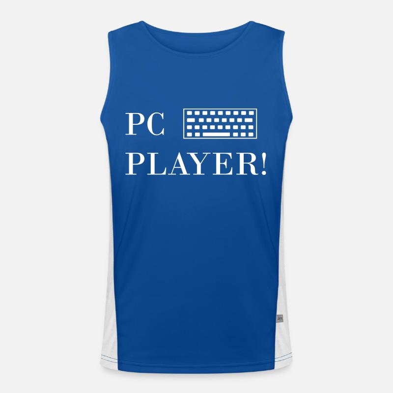 Game Gaming PC Men's Functional Contrast Tank Top 