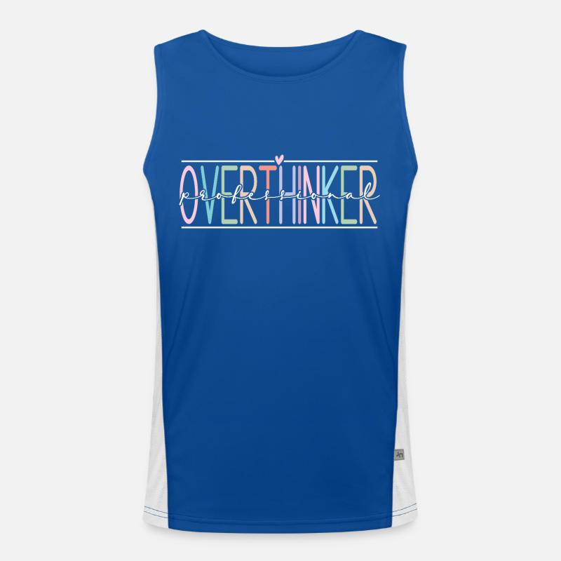 Overthinker Men's Functional Contrast Tank Top 