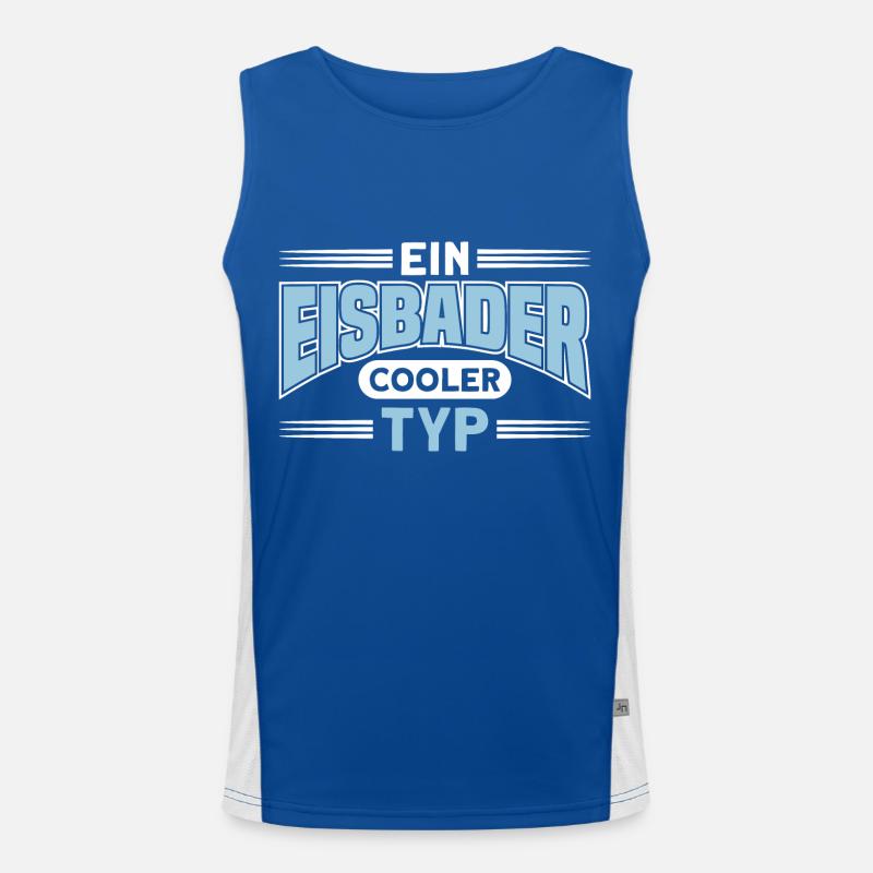 Ein Eisbader Cooler Typ Funktionelles Kontrast-Tank Top für Männer 
