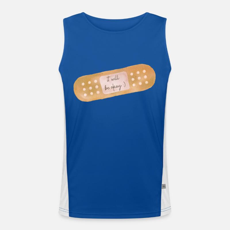 It will be okay :) Plaster Men's Functional Contrast Tank Top 