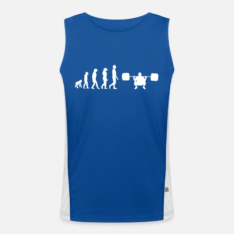 Evolution des Gewichthebens Funktionelles Kontrast-Tank Top für Männer 