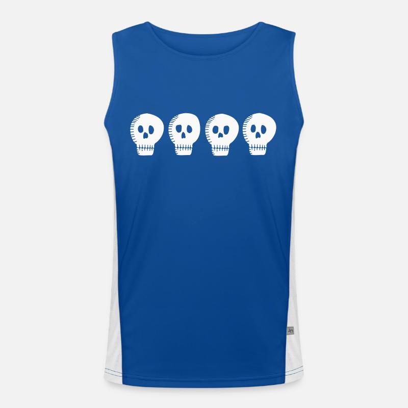 Skull gang Men's Functional Contrast Tank Top 