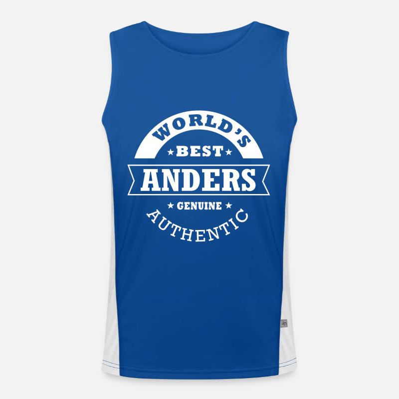 Anders world s best cadeau anders Débardeur respirant contrasté Homme 