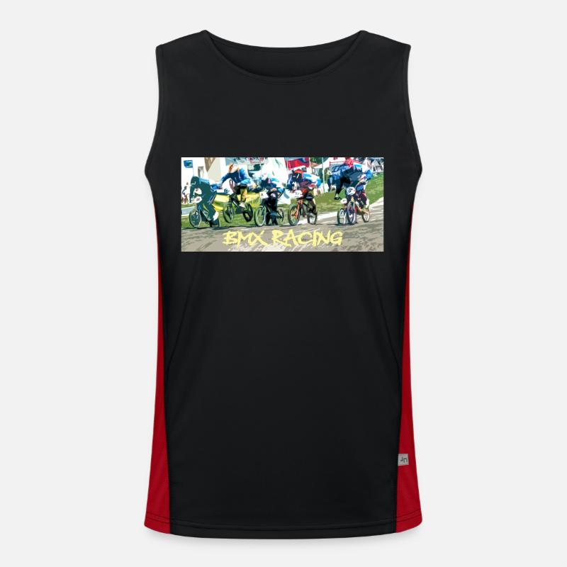 BMX (Begriffsklärung Funktionelles Kontrast-Tank Top für Männer 