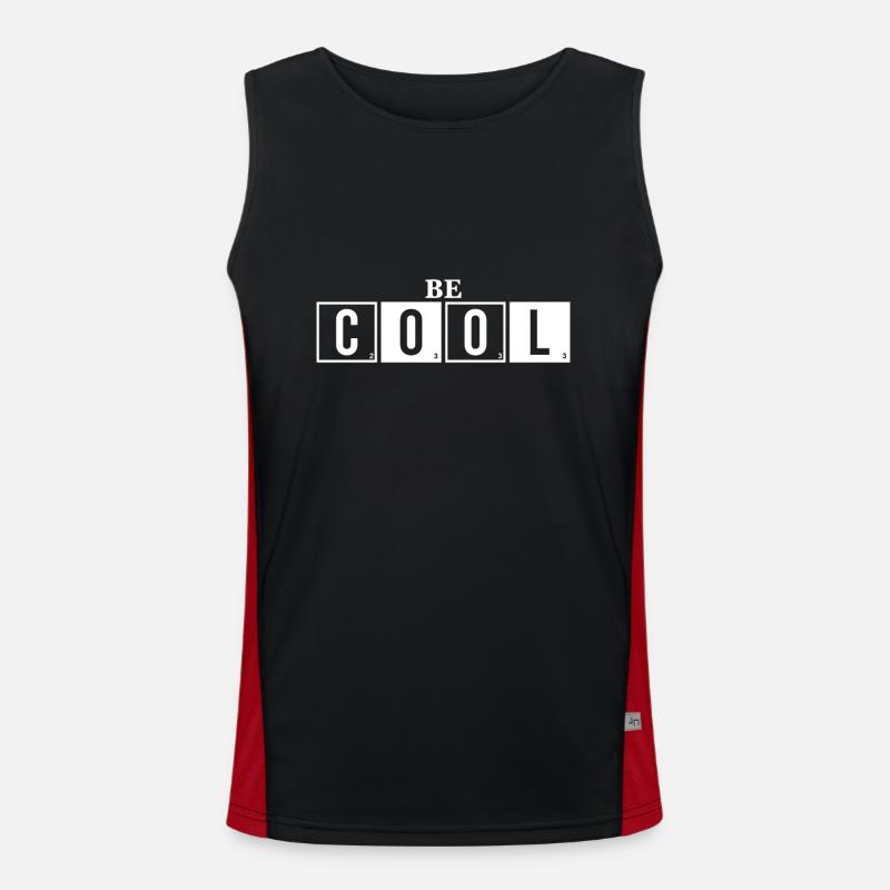 Soyez cool - Sei Cool Spruch Débardeur respirant contrasté Homme 