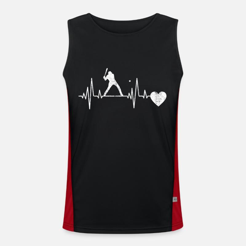 Baseball Baseballer Baseball Player Baseball Team Men's Functional Contrast Tank Top 