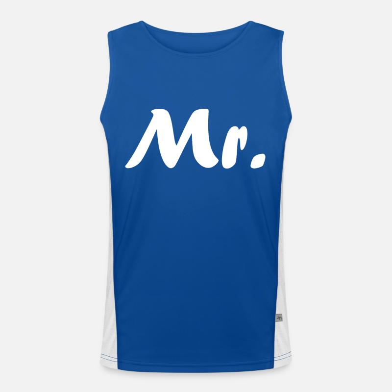 Herr Funktionelles Kontrast-Tank Top für Männer 