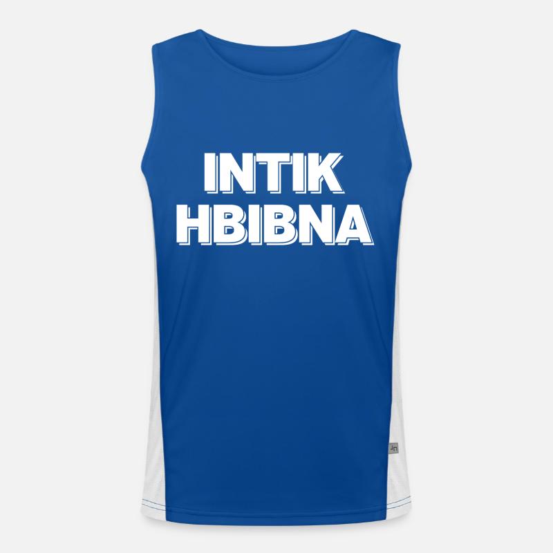 Intik hbibna - ça va bien mon ami Débardeur respirant contrasté Homme 