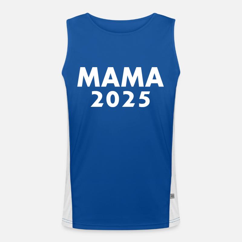 Mama 2025 Débardeur respirant contrasté Homme 