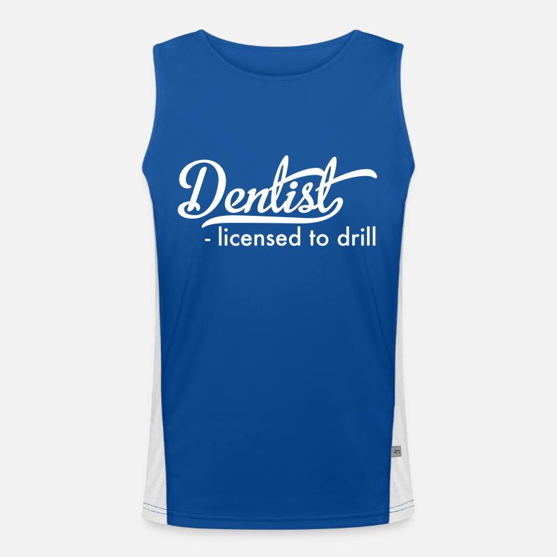 Dentiste Débardeur respirant contrasté Homme 