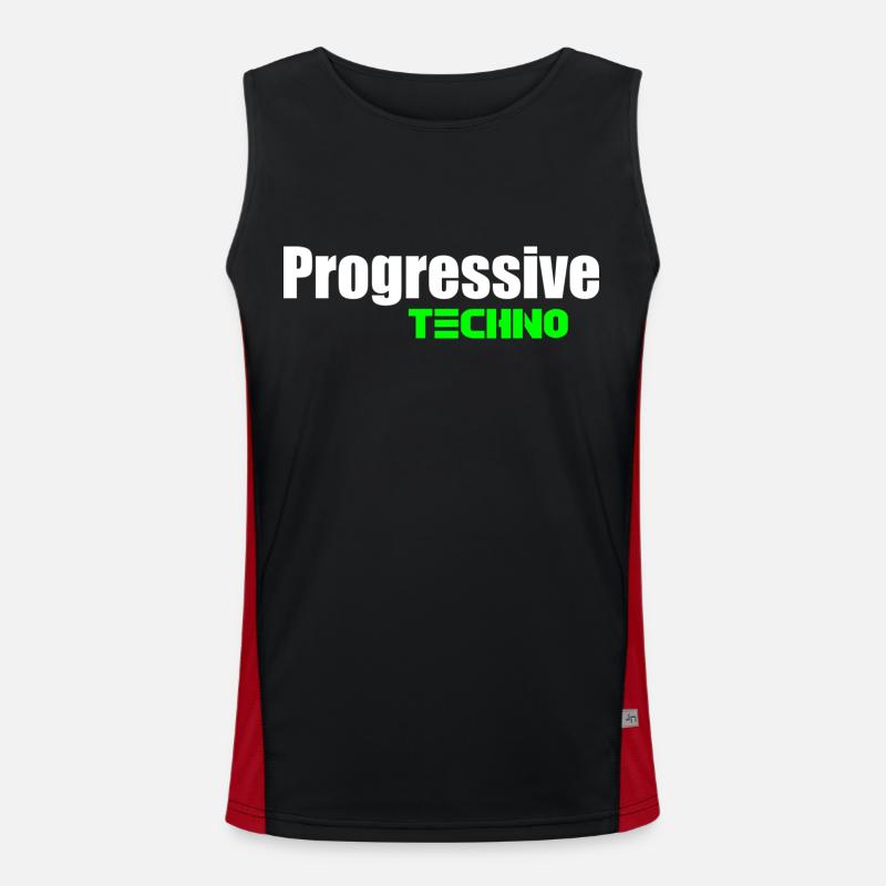 Techno progressive Débardeur respirant contrasté Homme 