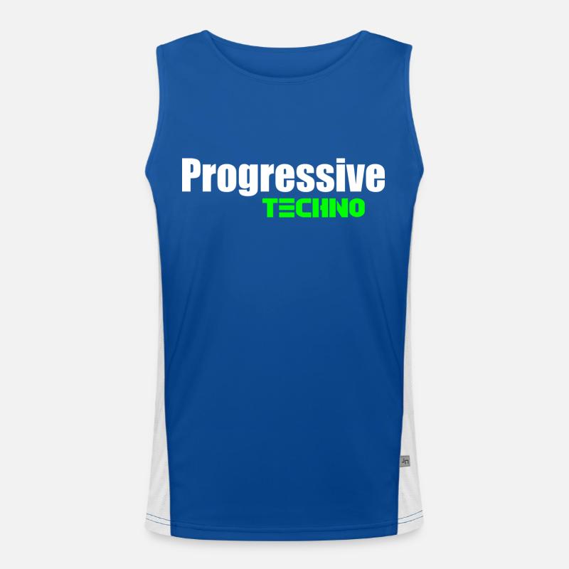 Techno progressive Débardeur respirant contrasté Homme 