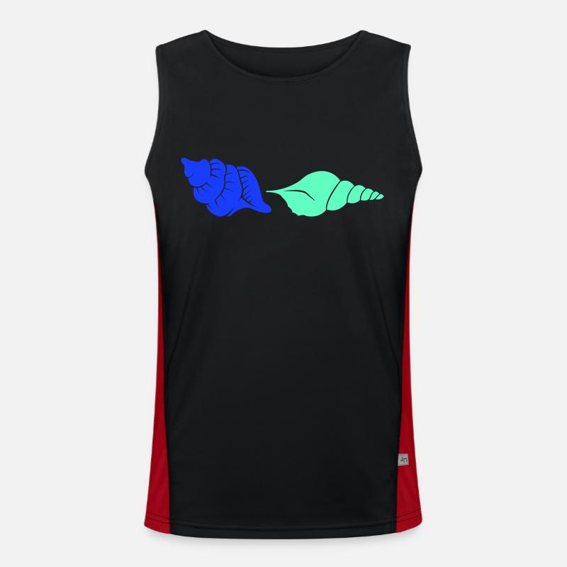 mussels Men's Functional Contrast Tank Top 