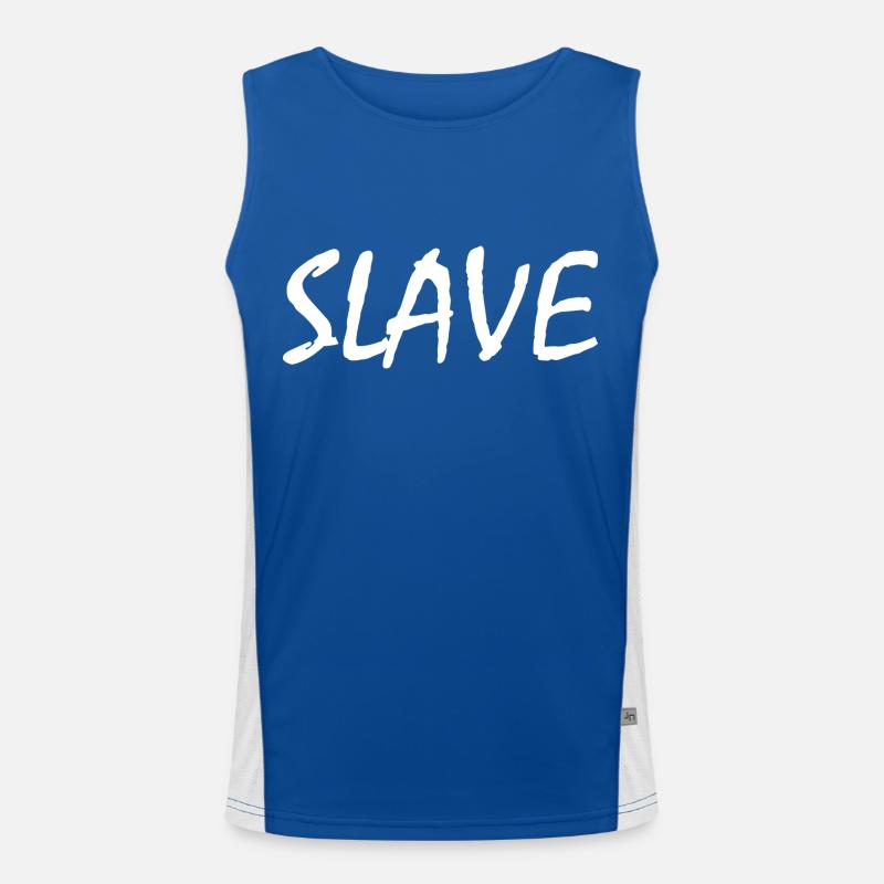 Slave Funktionelles Kontrast-Tank Top für Männer 