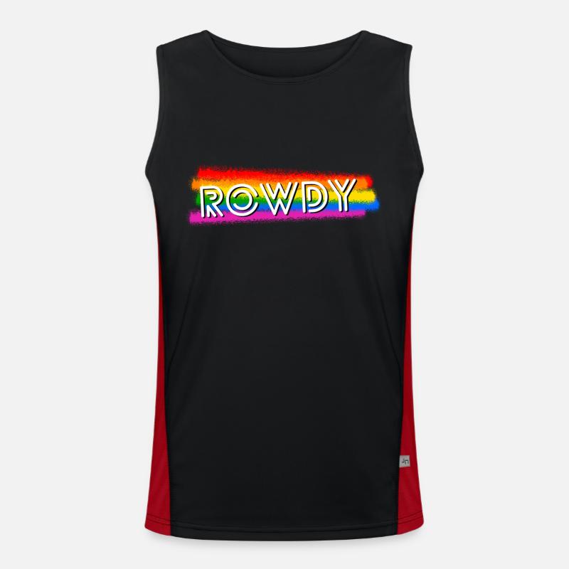 Queer Rowdy Men's Functional Contrast Tank Top 