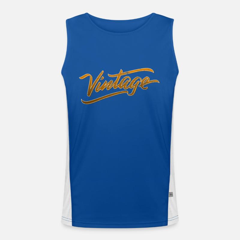 Vintage Logo Débardeur respirant contrasté Homme 