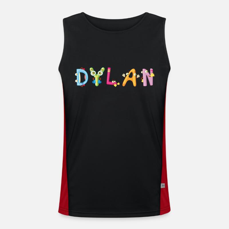 Dylan Funktionelles Kontrast-Tank Top für Männer 
